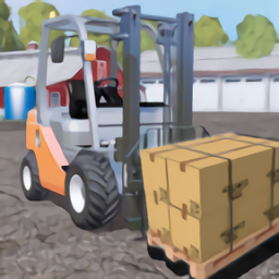 叉车运输托送游戏(truck and forklift simulator)